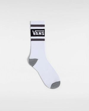 Vans Drop Crew Socks (1 Pair) - White