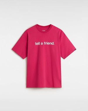 Vans Tell A Friend T-Shirt - Pink