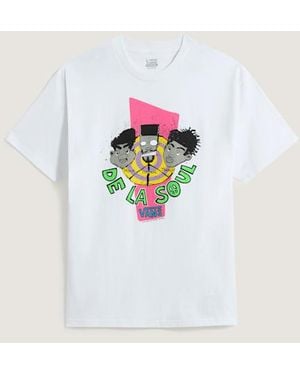Vans Camiseta De La Soul Plugs, Hombre, Talla - Blanco