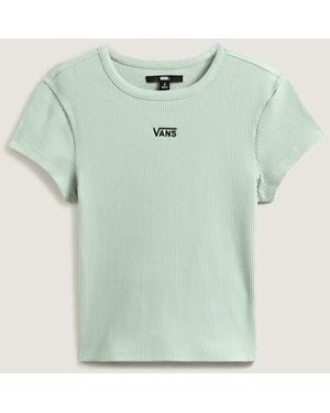 Vans Camiseta Cameron, Mujer, Talla - Verde