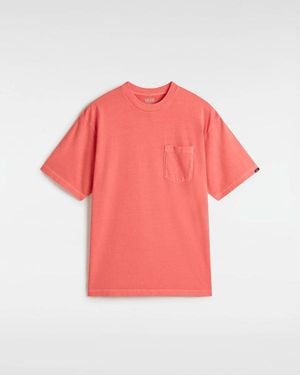 Vans Original Standards Wash Pocket T-Shirt, Mann, Größe - Pink