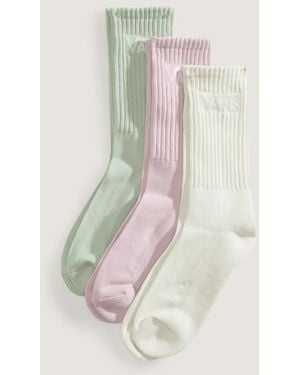 Vans Classic Crew Socken (3 Paar) Herren, Größe: L (42.5-47 - Natur