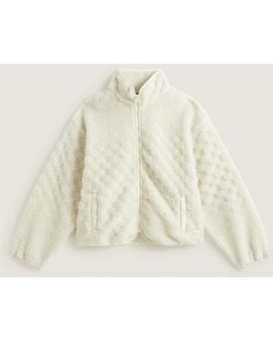 Vans Queens High Pile Jacket Marshmallow - Natural
