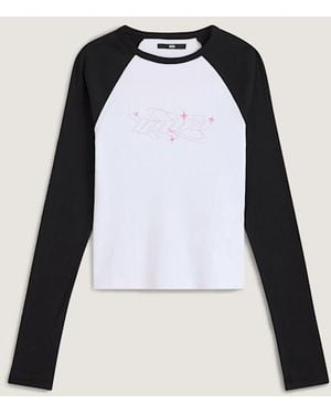 Vans Y2K Star Raglan Long Sleeve T-Shirt - Black