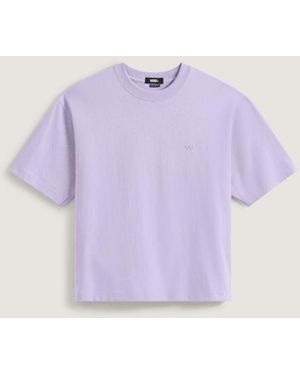 Vans Blurred Face Short T-Shirt - Purple