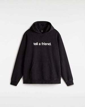 Vans Felpa Con Cappuccio Tell A Friend, Uomo, Taglia - Nero