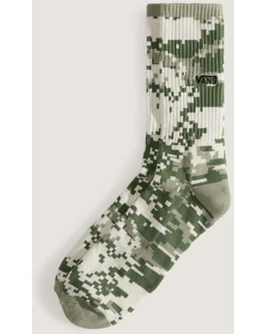 Vans Downing Crew Socks (1 Pair) Size: M (5.5-8​ - Green