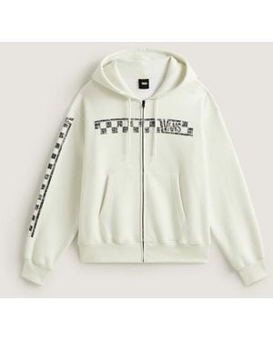 Vans Racing Hoodie Met Volledige Rits, Grootte - Naturel