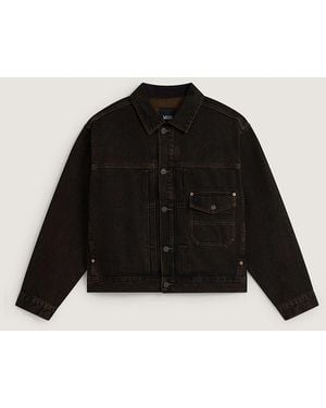 Vans Check-5 Denim Trucker Jacket - Black