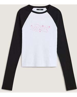 Vans Y2K Star Raglan Long Sleeve T-Shirt - Black