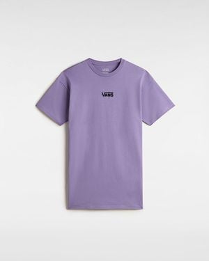 Vans Vestido Tipo Camiseta Centre Vee, Mujer, Talla - Morado