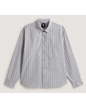 Vans Camisa De Manga Larga Tejida A Rayas X Rowan, Hombre, Talla - Gris