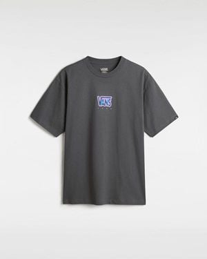 Vans Heat Map Skull Tee, Grootte - Grijs