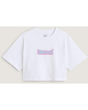Vans Y2K Boho Relax Crop T-Shirt - White