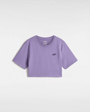Vans Style 76 Crop T-Shirt, Damen, Größe - Lila