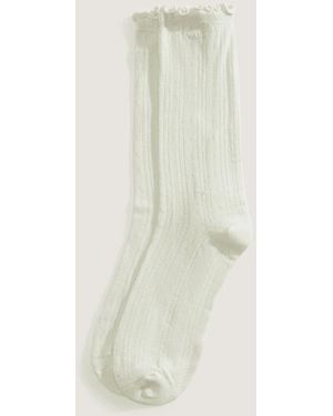 Vans Pointelle Crew Marshmallow, Size: L (8.5-12 - Natural