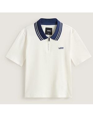 Vans Priscilla Poloshirt, Damen, Größe - Weiß