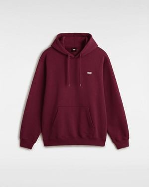 Vans Left Chest Ii Logo Pullover Hoodie - Red