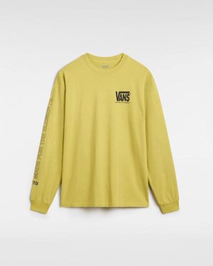 Vans Mte Warp Check Langarmshirt, Herren, Größe - Gelb