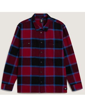 Vans Larkspur Flanellhemd, Herren, Größe - Rot