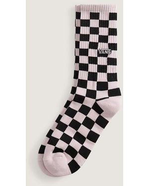 Vans Checkerboard Crew Sock (1 Pair) Size: L (8.5-12 - White