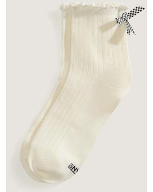 Vans Bow Back Crew-Socken (1 Paar) Herren, Größe: L (42.5-47 - Natur