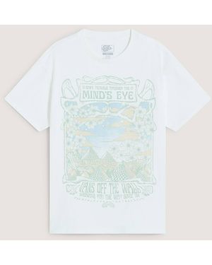 Vans Minds Eye Oversized Ss Tee - Blue