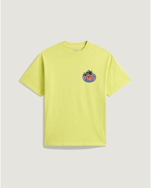 Vans Socal Palms Ss Tee Fluro Lime - Yellow