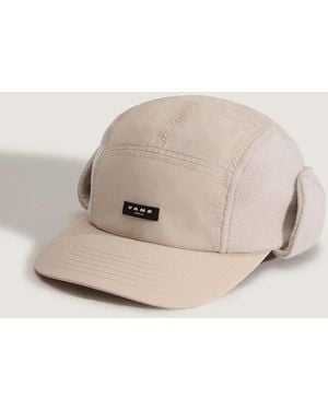 Vans 66 Earflap Tall Camper Hat - Natural