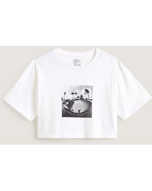 Vans Rhythm Relaxed Crop T-Shirt, Damen, Größe - Weiß