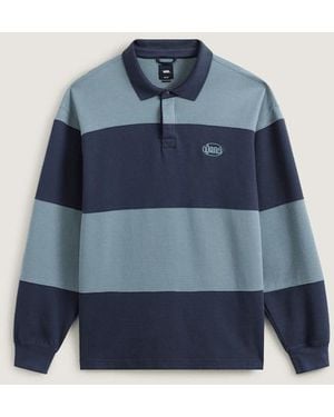 Vans Bowman Rugby Long Sleeve Shirt - Blue