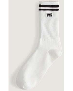 Vans Calcetines Altos Con Logotipo Stretch (1 Par) Hombre, Talla: S (34.5-38 - Blanco