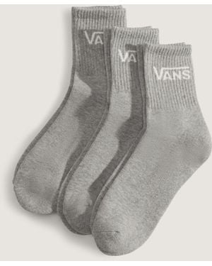 Vans Classic Half Crew Socks (3 Pairs) Size: L (8.5-12​ - Grey
