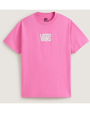 Vans Camiseta Stretch Logo, Hombre, Talla - Rosa