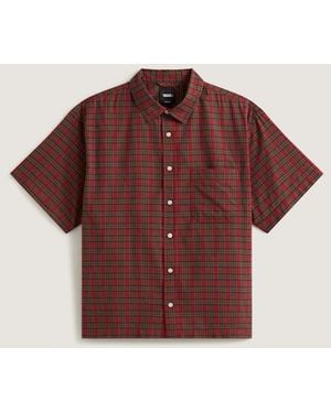 Vans Larkspur Timber Plaid Shirt - Red