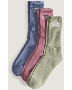 Vans Classic Crew Socks (3 Pairs) Size: L (8.5-12​ - Blue