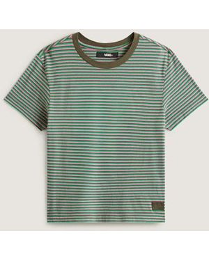 Vans Salton Stripe T-Shirt - Green