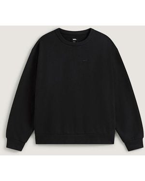 Vans Sudadera De Cuello Redondo Salton, Mujer, Talla - Negro