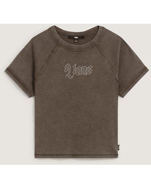 Vans Claire Embellished Baby T-Shirt - Grey