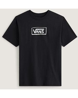 Vans On Canvas Tee Voor Kinderen (8-14 Jaar) Grootte - Zwart