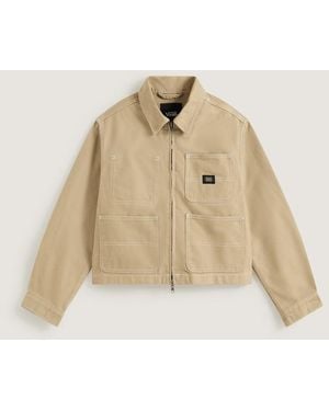 Vans Emily Boxy Work Wear Jack, Vrouw, Grootte - Naturel