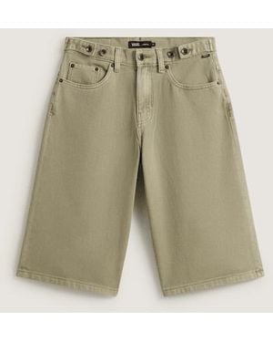 Vans Pantalones Cortos Holgados Con Cintura Ajustada Check-5, Mujer, Talla - Neutro