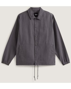 Vans Torrey Pigment Canvas Coaches Jacket - Grey