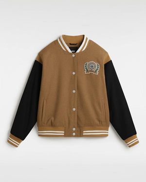 Vans Piper Stadium Jacket - Brown