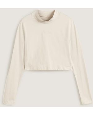 Vans Camiseta Corta De Cuello Perkins Script, Mujer, Talla - Neutro