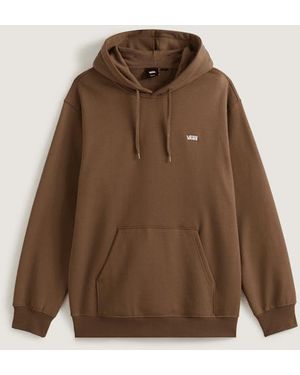 Vans Left Chest Ii Loose Pullover Hoodie - Brown