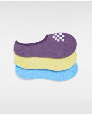 Vans Calcetines Classic Heathered Canoodle (3 Pares) Mujer, Talla - Azul