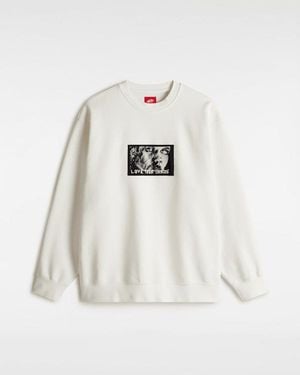 Vans Skate Lisa Sweatshirt Mit Rundhalsausschnitt, Mann, Größe - Weiß