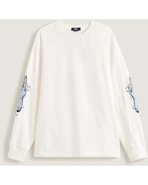 Vans Dayana Zombie Hand Long Sleeve T-Shirt - Natural