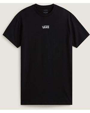 Vans Vestido Camiseta Center Vee, Mujer, Talla - Negro